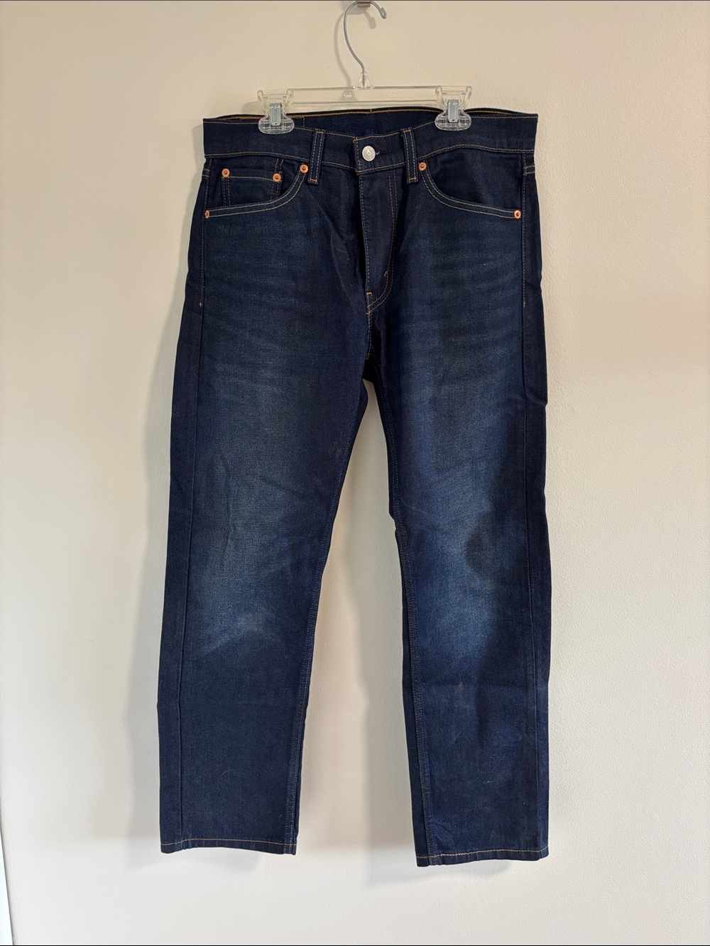 Levi’s Men's Straight-Leg Jeans in Dark Indigo Size 30x30